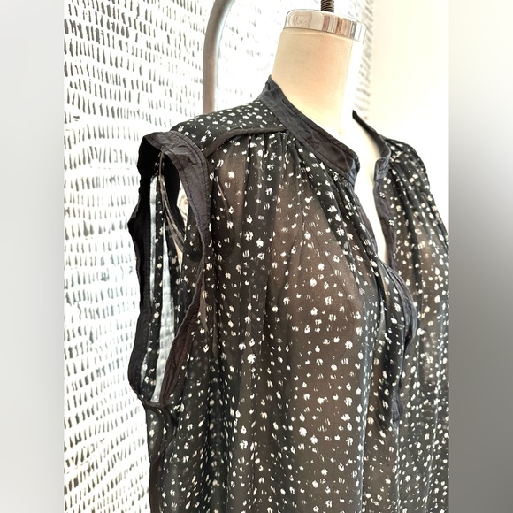 Rebecca Taylor Sheer Sleeveless Blouse. Lovely Details! Size 12. - Picture 2 of 9